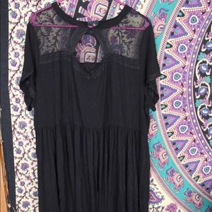 Black Lace Detail Torrid Dress